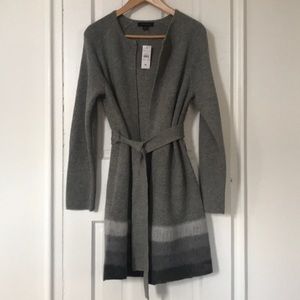 Ann Taylor Long Open Cardigan NWT